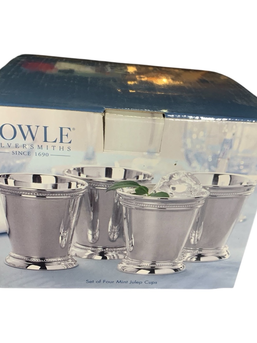 TOWLE SILVERSMITHS SET OF 4 Mintjulep Cups - Picture 4 of 5